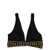 Versace Logo bikini top Black