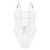 Versace 'Greca' one-piece swimsuit White