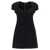 Versace Heart-shaped neckline dress Black