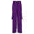 Versace Satin cargo pants Purple