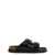 Versace Leather sandals Black