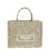 Versace 'Athena' small shopping bag Beige