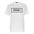 Versace Logo embroidery T-shirt White/Black