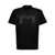 Versace Rhinestone logo T-shirt Black