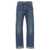 MOTHER 'The Scrapper Cuff Ankle Fray' jeans Blue