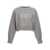 ROTATE Birger Christensen 'Firm Knit Cropped' sweater Gray