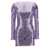 ROTATE Birger Christensen Sequin mini dress Purple