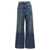ETRO Logo embroidery jeans Blue