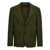 ETRO Jacquard wool blazer jacket Green
