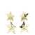AREA 'Crystal Star Drop' earrings Gold