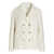 GIAMBATTISTA VALLI Double breast sequin blazer jacket White