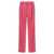 AREA 'Crystal Embellished' pants Fuchsia