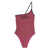 Karl Lagerfeld 'Ikonik 2.0' one-piece swimsuit Fuchsia