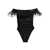 GIAMBATTISTA VALLI One-piece off-the-shoulder ruffles swimsuit Black