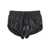 MUGLER Shiny effect fabric swimsuit shorts Black