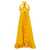 GIAMBATTISTA VALLI Flounced cady dress Yellow