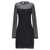 Karl Lagerfeld 'Mesh monogram' dress Black