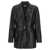 Karl Lagerfeld Recycled leather blazer Black