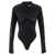 MUGLER 'multi-layer lingerie' bodysuit Black