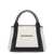 Balenciaga 'Navy cabas' small shopping bag White/Black