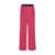 MSGM pants with front pleats Fuchsia