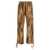 MSGM Dirty-effect cargo pants Beige