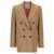 MSGM Double-breasted blazer Beige