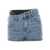 DENIM X ALEXANDER WANG 'Asymmetrical Waistband with Bikini' skirt Blue
