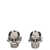 Alexander McQueen 'Twin skulls’ cufflinks Silver