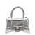 Balenciaga 'Hourglass XS' handbag Silver