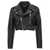 Stella McCartney Cropped biker jacket Black