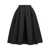 Alexander McQueen Curled midi skirt  Black