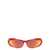 Balenciaga 'Reverse Xpander Rectangle' sunglasses Red