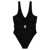 Tory Burch 'Miller plunge' one-piece swimsuit Black
