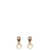 Alexander McQueen 'Pearl N Skull' earrings Gold