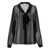 Saint Laurent Transparent muslin shirt Black