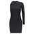 Balenciaga Cut-out one shoulder dress Black