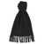 Saint Laurent 'Saint Laurent' scarf Black