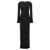 Saint Laurent Long wool dress Black