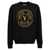 Versace Jeans Couture Logo embroidery sweatshirt Black