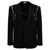 Alexander McQueen 'Crystal Harness' blazer Black