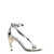 Alexander McQueen 'Armadillo' sandals Silver