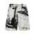 Alexander McQueen All-over print bermuda shorts White/Black