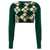 Burberry Argyle pattern sweater Green