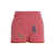 Moschino Lettering embroidered logo bermuda shorts Fuchsia