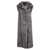 Philosophy Extra long faux fur vest Gray