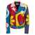 MO5CH1NO JEANS Multicolor biker jacket Multicolor