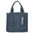 Ganni 'Tech Denim' shopping bag Light Blue