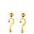 Moschino 'Question Mark' earrings Gold