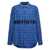 1017-ALYX-9SM 'Graphic Flannel' shirt Light Blue